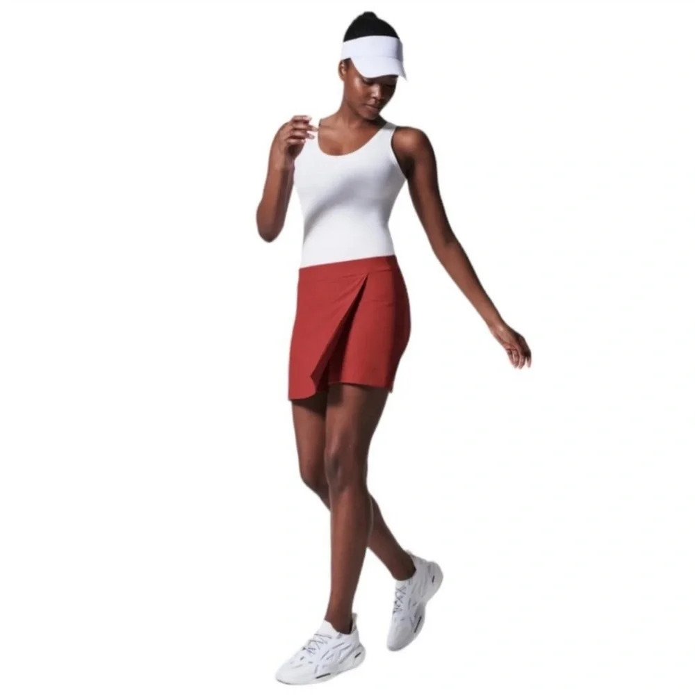 SPANX SUNSHINE ATHLETIC SKORT SIZE LARGE NWT